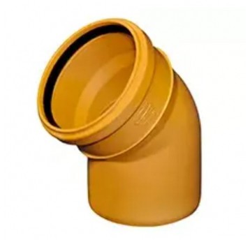 Kolano PCV kanal. zew. 110/15 (kl.S)