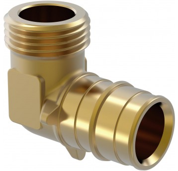 Kolano z gwintem zewnętrznym 25xRp3/4" UPONOR Q&E S-5