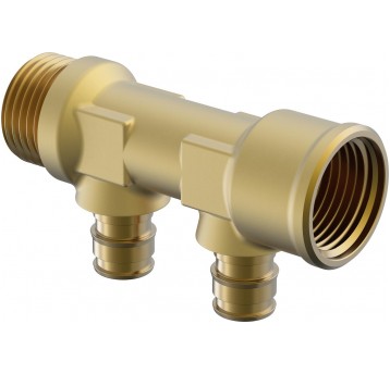 Rozdzielacz 2 sekcyjny 3/4" 3x16 UPONOR Q&E