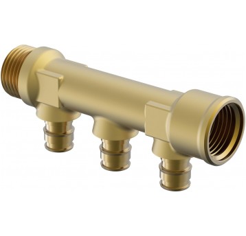 Rozdzielacz 3 sekcyjny 3/4" 3x16 UPONOR Q&E