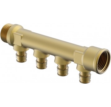 Rozdzielacz 4 sekcyjny PL 3/4"MT/FT 4X16 c/c35mm UPONOR Q&E