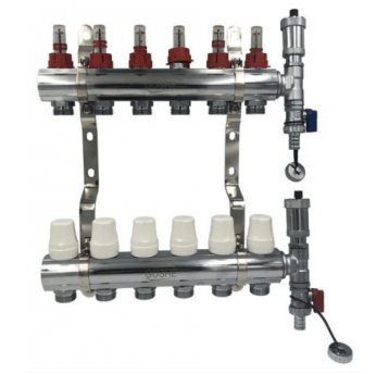 Rozdzielacz mos-chrom. podł 6-obw Goshe