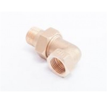 Śrubunek mosiężny kątowy 1/2" O-RING