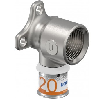 UPONOR Kolano naścienne PLUS GW 20x3/4" S-Press
