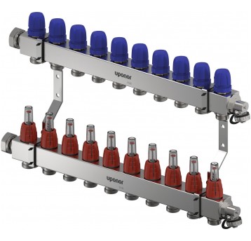 UPONOR Rozdzielacz VARIO C 10 obw. z przepł. FM