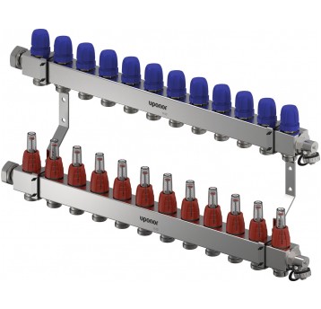 UPONOR Rozdzielacz VARIO C 12 obw. z przepł. FM