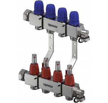 UPONOR Rozdzielacz VARIO C 4 obw. z przepł. FM