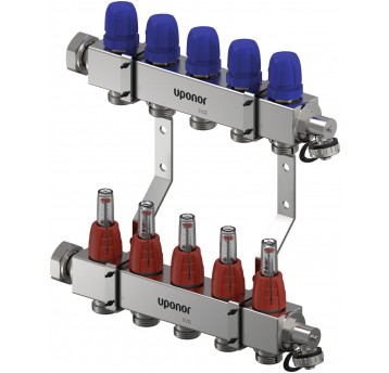 UPONOR Rozdzielacz VARIO C 5 obw. z przepł. FM