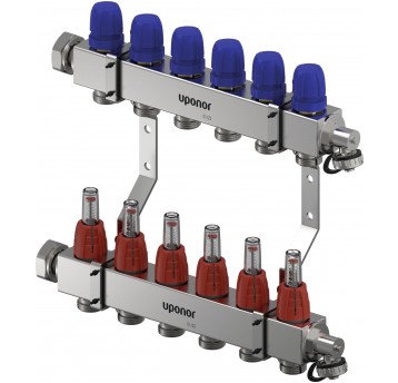 UPONOR Rozdzielacz VARIO C 6 obw. z przepł. FM