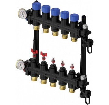UPONOR Rozdzielacz VARIO M 6 obw. z przepł. FM