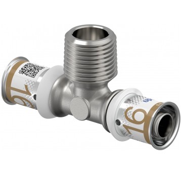 UPONOR Trójnik 16x1/2"x16 GZ PLUS zaprasowywany