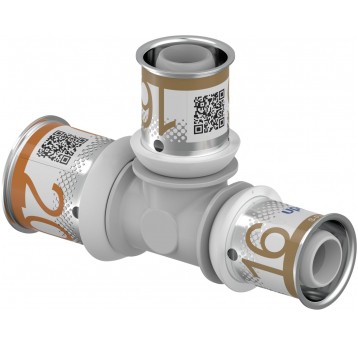 UPONOR Trójnik 20x16x16 PLUS PPSU S-Press