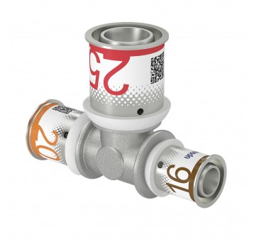 UPONOR Trójnik 20x25x16 PLUS zaprasowywany
