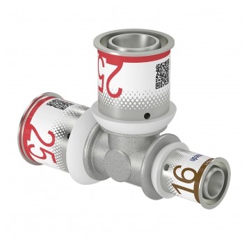 UPONOR Trójnik 25x25x16 PLUS zaprasowywany
