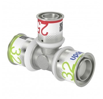 UPONOR Trójnik 32x25x32 PLUS zaprasowywany