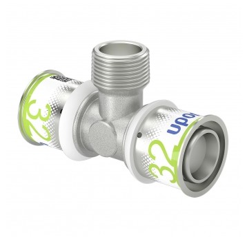 UPONOR Trójnik 32x3/4"x32 GZ PLUS zaprasowywany