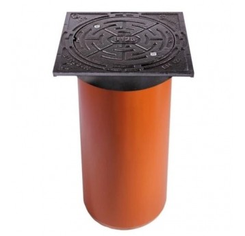 Właz żeliwny D400 z telesk do rury karb. 315 b.u