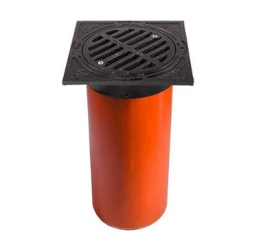 Wpust żeliwny deszcz . D400 do rury teleskop.315