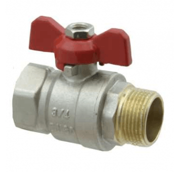 Zawór kulowy Goshe 1/2" motyl NW