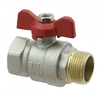 Zawór kulowy Goshe 3/4" motyl NW