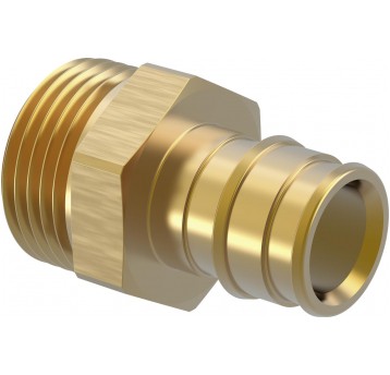Złączka prosta z gwintem zewnętrznym 20x3/4" UPONOR Q&E